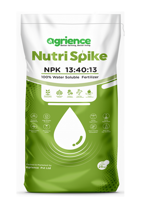 Nutri-Spike_13-40-13__agrience_fertilizer-drone_drip-fertilizers_water-soluble-fertilizer_npk-13-40-13_icl-drip-fertilizer_fertigation_mahadhan_Potassium-Nitrate